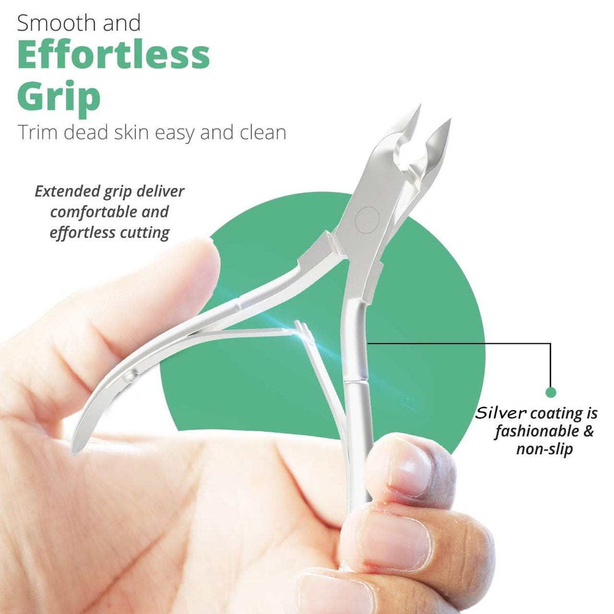 Professional Cuticle Trimmer Nail Cuticle Cutter Stainless Steel Cuticle Nippers with Sharp Blades