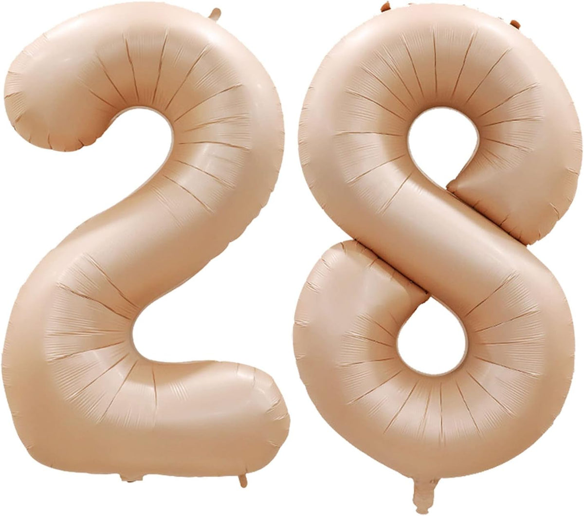 GOER Number 28 Balloons for 28th Birthday Party Decorations,42 Inch Jumbo Foil Helium 82 Balloons