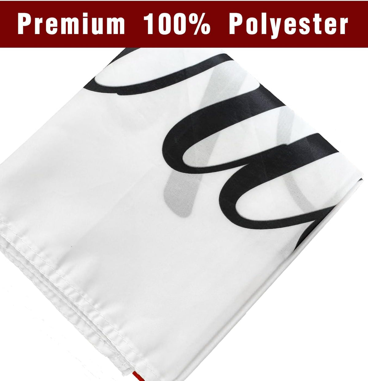 Heart Just Married Flag Banner Outdoor Indoor Decoration Flag 3x5 FT Double Stitched Polyester with