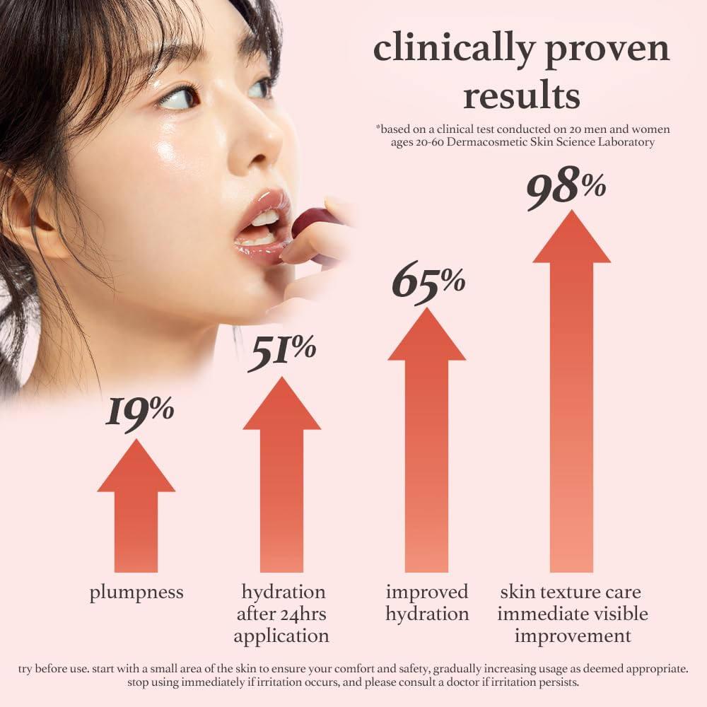 NOONI Korean Lip Oil - Appleginseng | Lip Stain, Gift, Long-Lasting, Moisturizing, Plumping