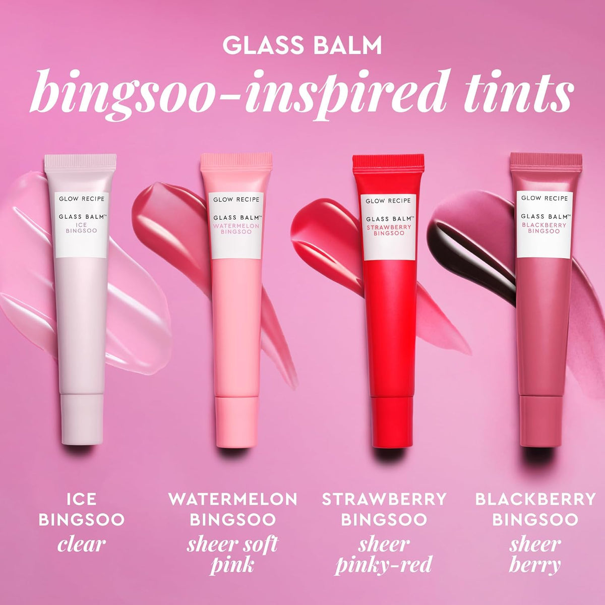 Glow Recipe Glass Balm Lip Treatment - 12Hr Hydrating Lip Balm & Moisturizer with Hyaluronic Acid