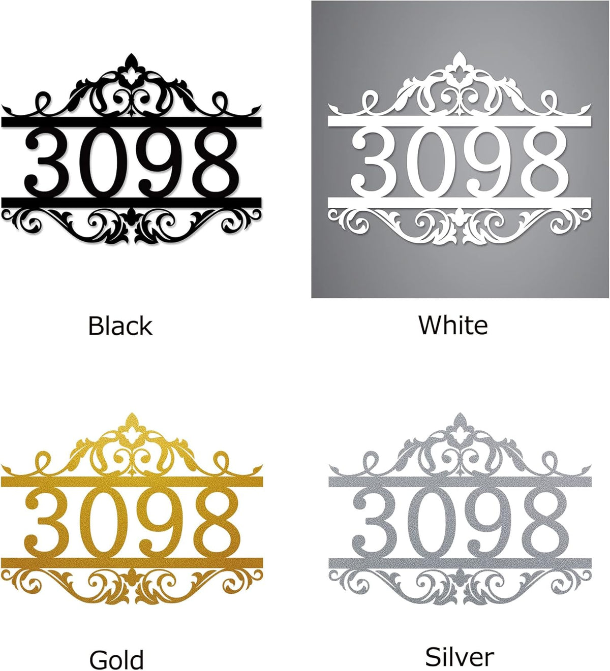 Custom Metal House Numbers for Outside | Personalized Address Numbers for House | House Numbers