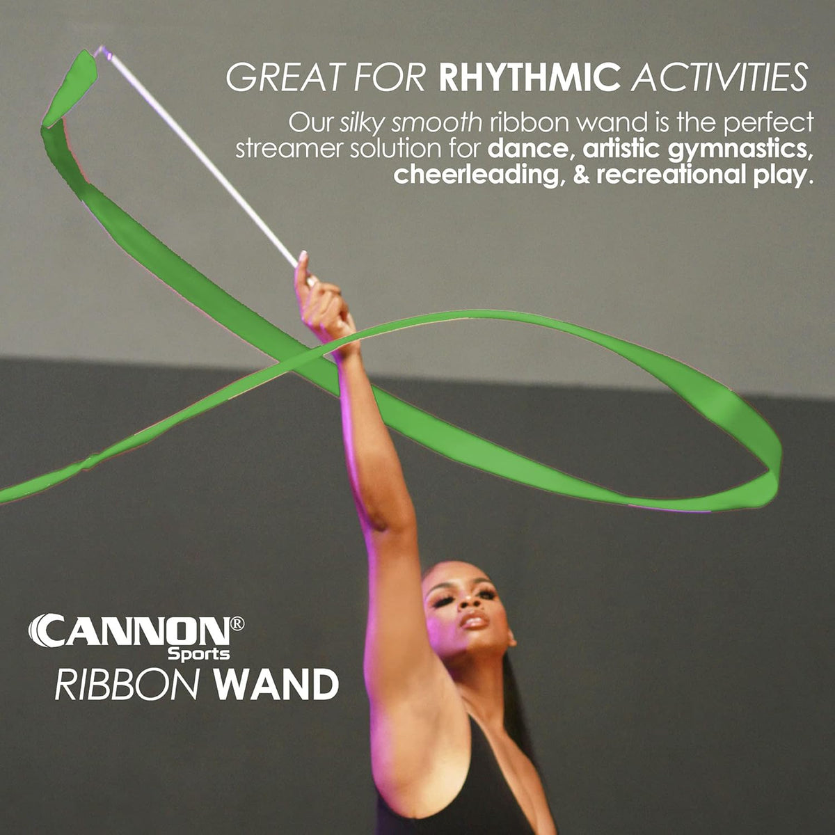 Cannon Sports Gymnastics Wand for Dancing, Cheerleading, Olympic Tournament, & Artistic