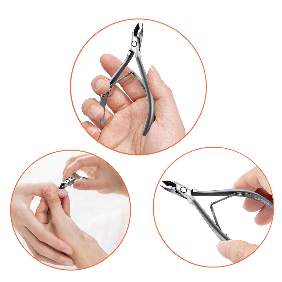 Cuticle Nippers Salon Grade for Manicurist Extremely Sharp Effortless Cuticle Trimmer Precise