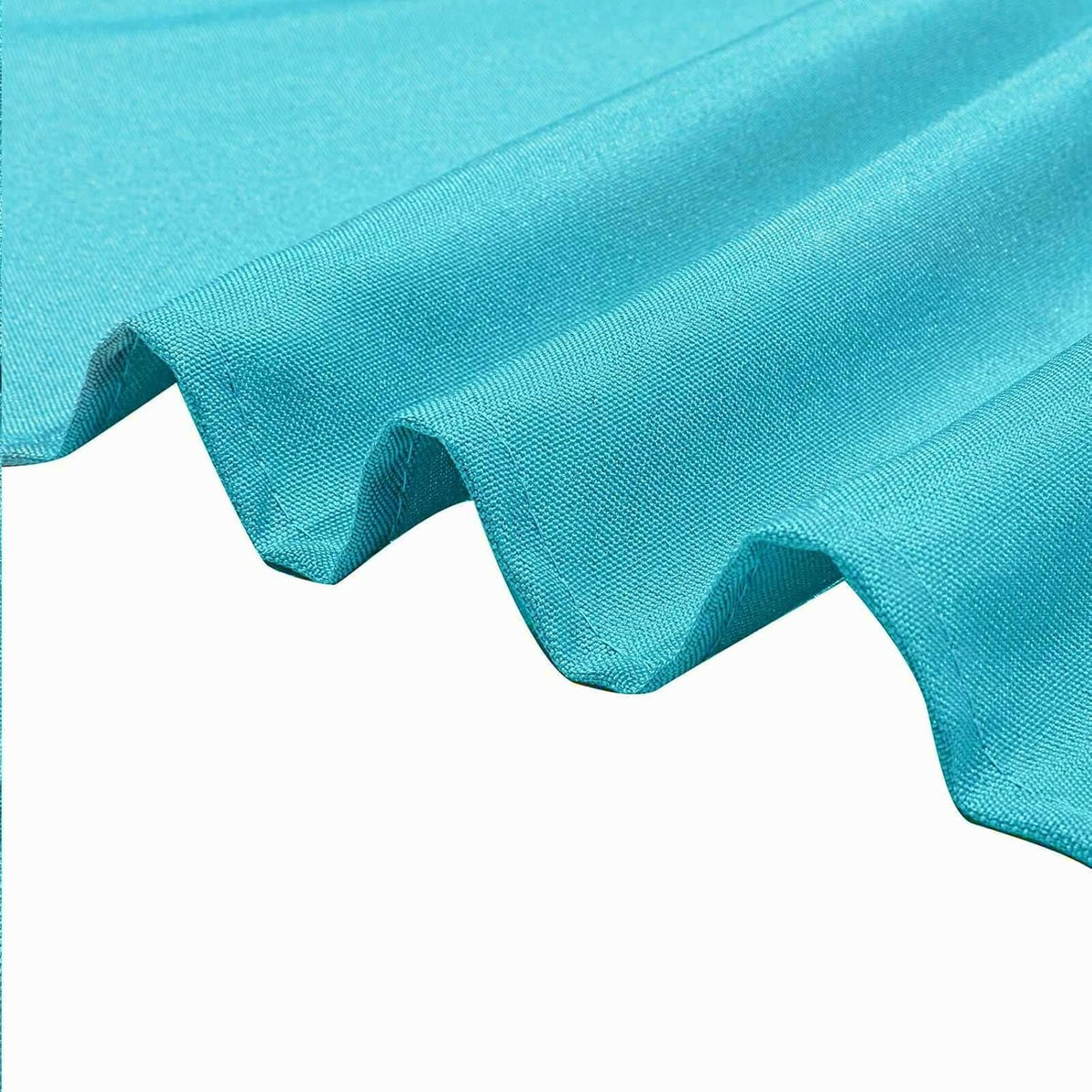 Efavormart 90" Turquoise Wholesale Linens Polyester Square Linen Tablecloth for Kitchen Dining