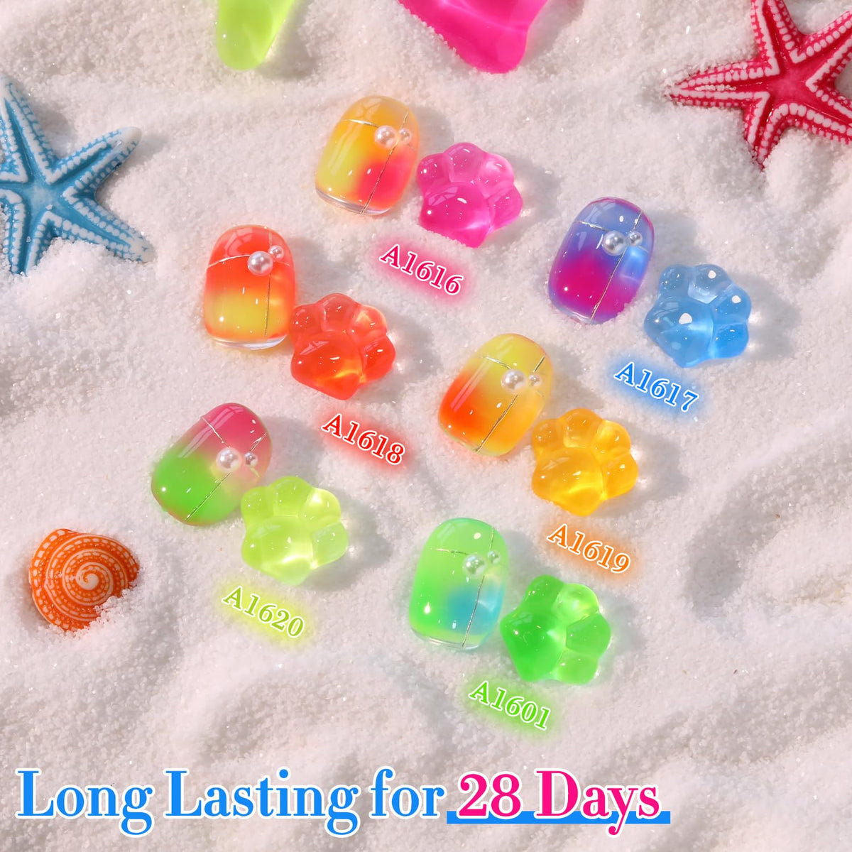 Double Rhythm 6 Pcs 15 ML Gel Polish Set Same Color Same Bottle Soak Off Gel Polish Kit Nail Art