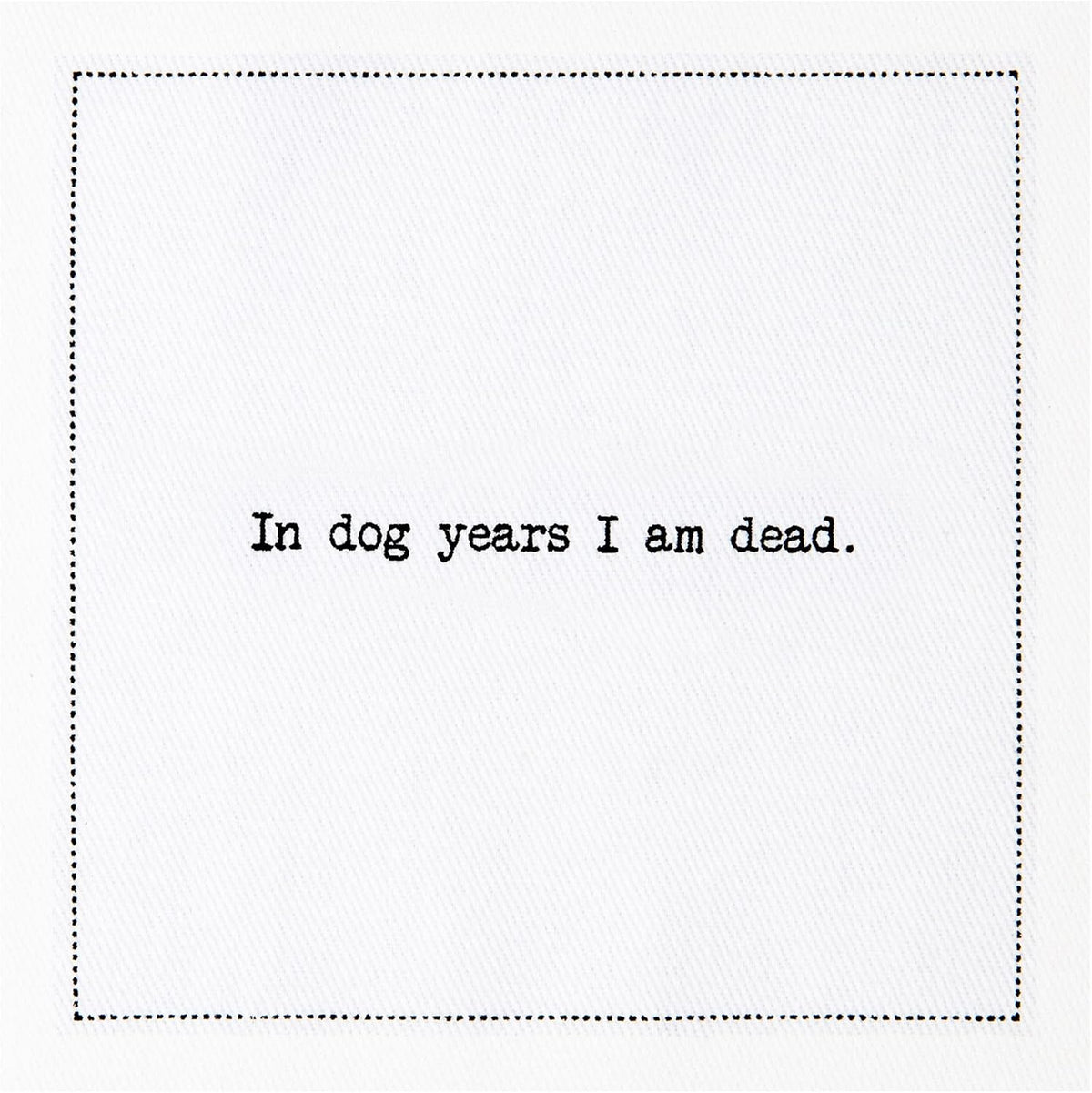 Five Star Napkins 60th Birthday Quotes White Cotton Cocktail Napkins, Beverage Napkins, Bar