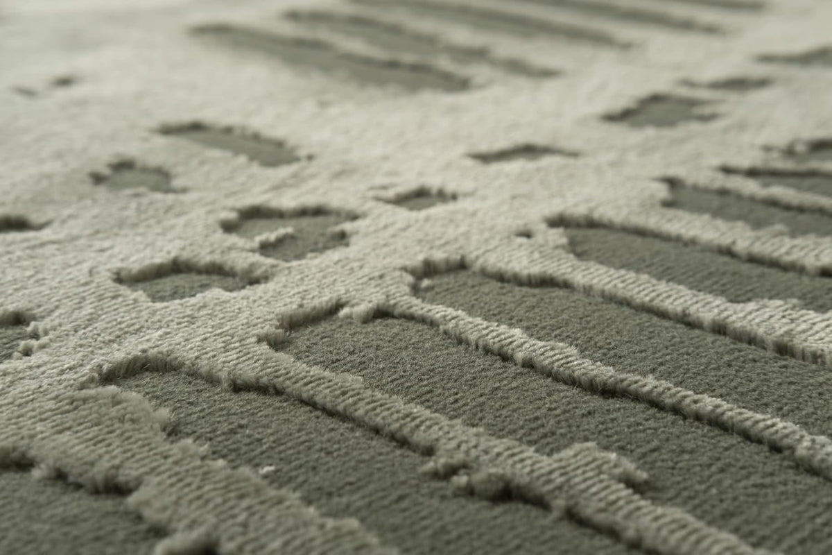 Revival Rugs Shell 5'3"x7'10" Washable Area Rug for Living Room Bedroom - 100% Recycled Oeko-TEX