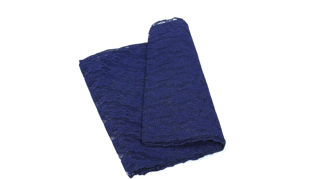 MDS Pack of 25 Wedding 12 x 108 inches Lace Table Runner for Wedding, Decorations for Birthday