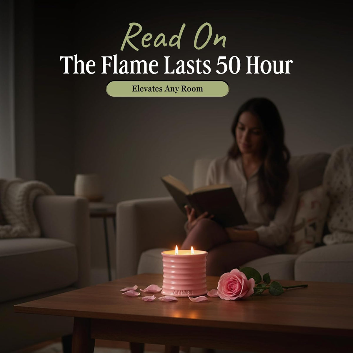 Scented Luxury Candles in Handmade Ceramic Jars, Soy Wax | Canal Rose – Rose Bud & Oud Scented