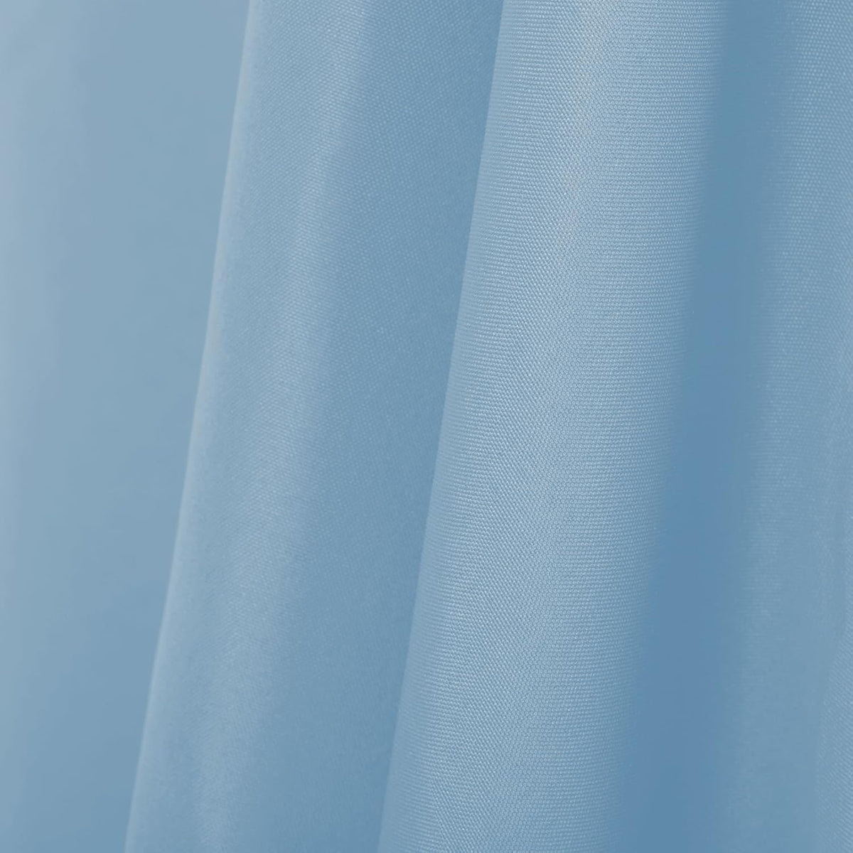 Ascoza 2pack 90x132 Inch Blue Mist Rectangular Tablecloth 8 Feet Table Cloth in Polyester Fabric