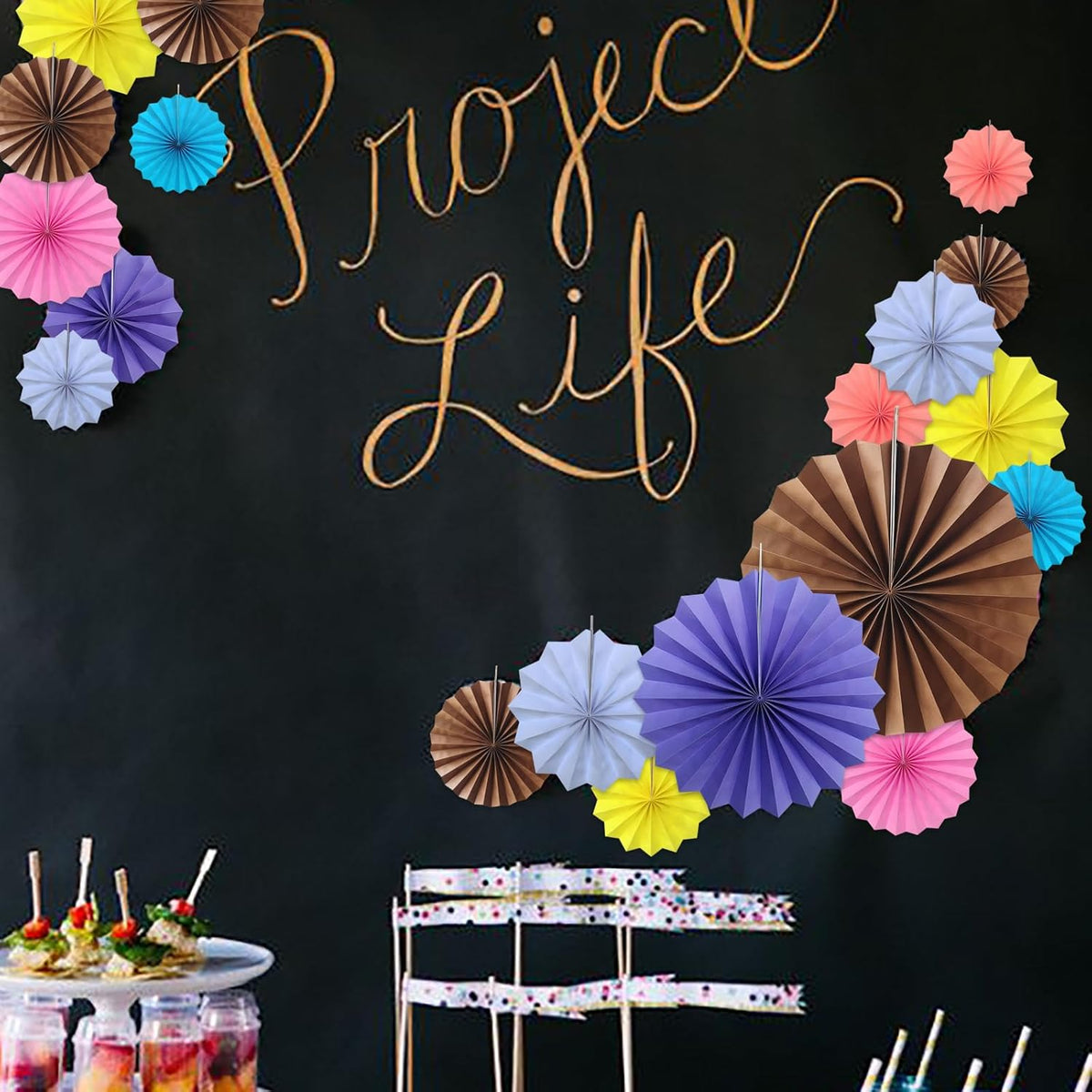 Brown Party Decorations,Brown Wedding Decorations for Party Events Accessories,Brown Birthday