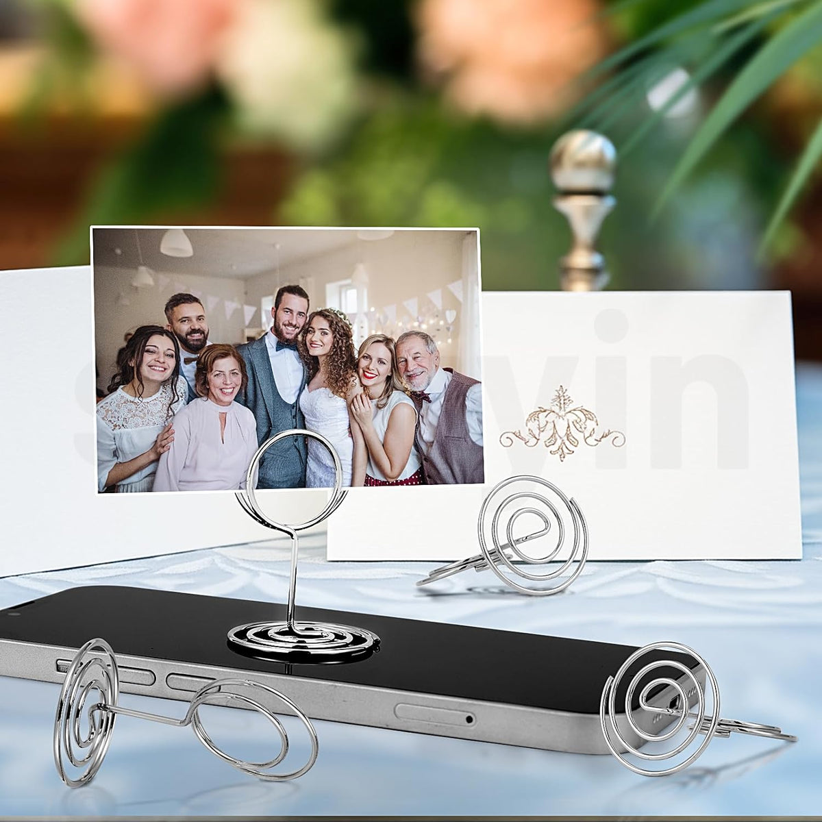 30PCS Table Number Holders Place Card Holder - Photo Holders for Tables, Cards Stand Name Menu