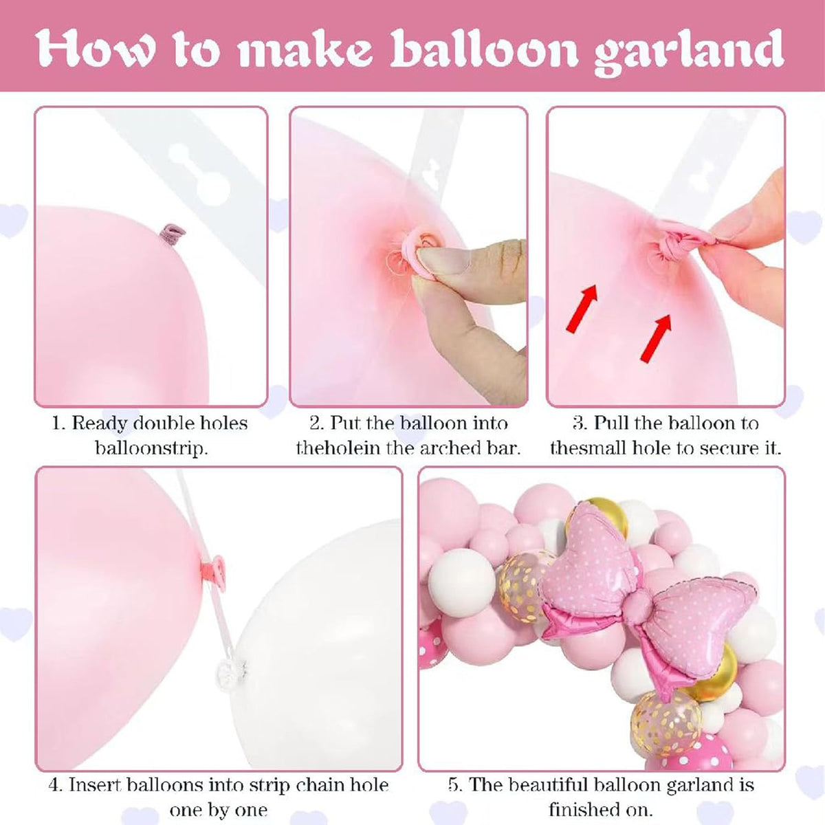36 Inches Bow Foil Balloon Huge Bowtie Pink Balloon for Baby Shower, Wedding, Kids Theme Party