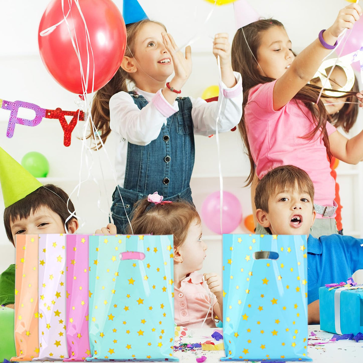 40 Pack Party Favor Bags Goodie Bags for Birthday Party Gift Bag Bulk for Baby Shower, Wedding