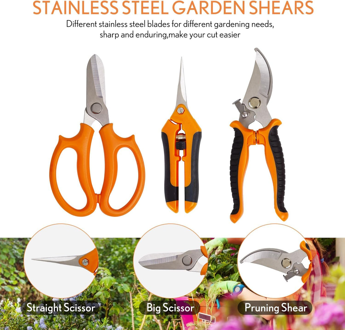 Bonsai Tools Kit 20 Pcs Garden Tools Set for Beginner, Includes Bonsai Wire Kit, Plant Mat, Pruning