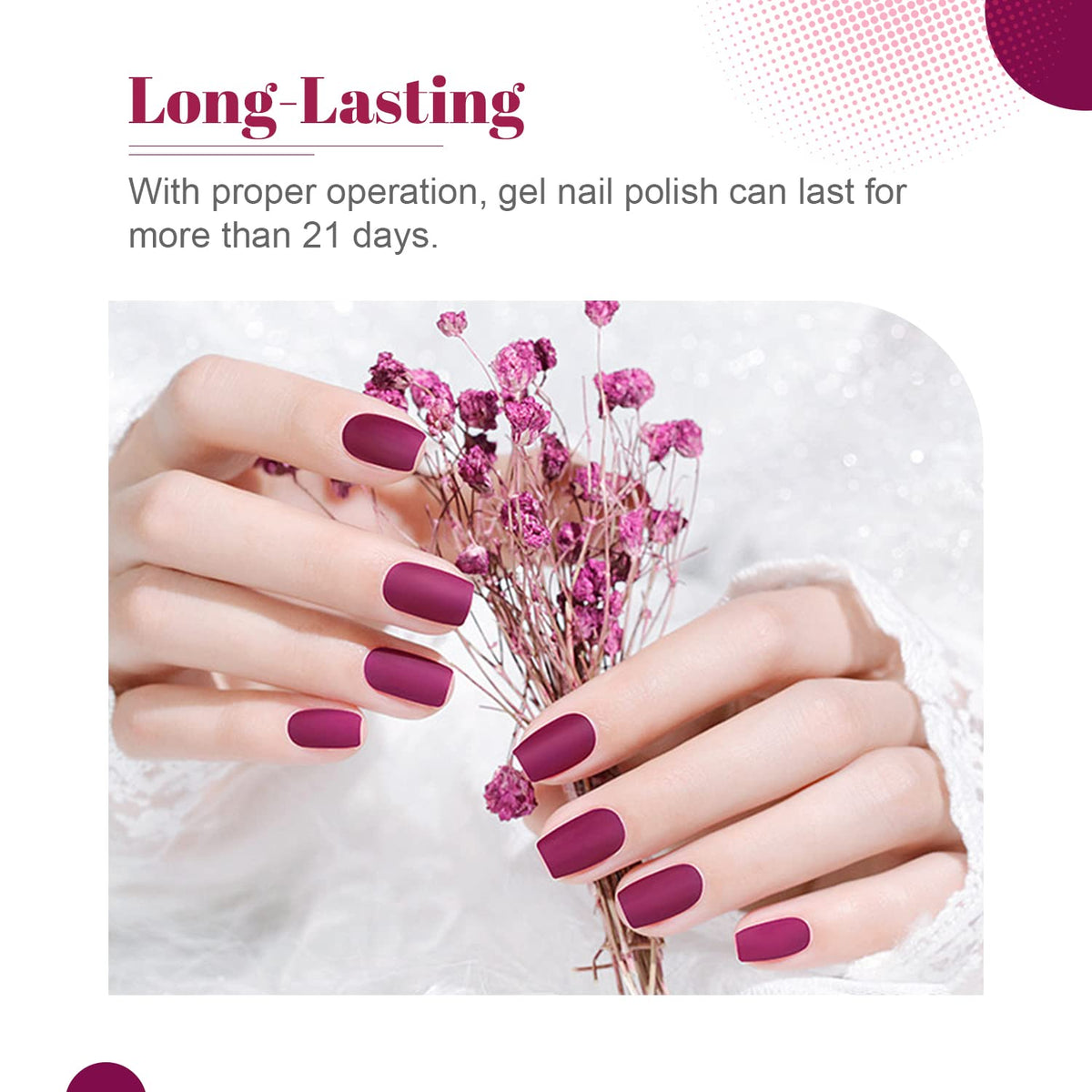 JODSONE 36 PCS Gel Nail Polish Starter Kit U V Light and Dark Series Gel Nail Set No Wipe Base