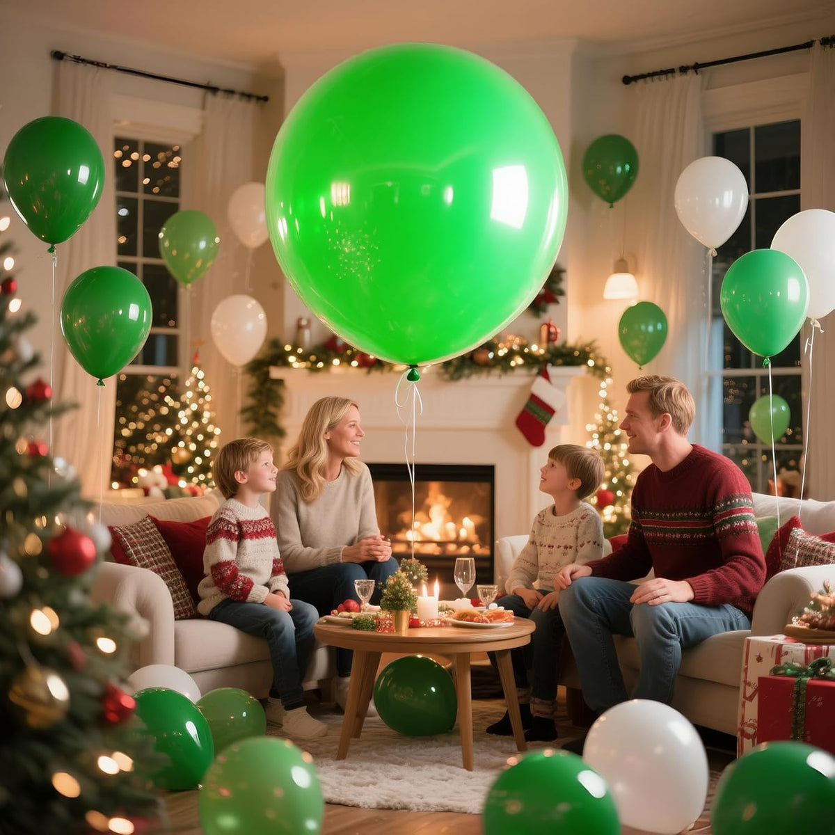 KAWKALSH Lime Green Balloons 9pcs 36 Inch Extra Large Big Jumbo Giant Neon Yellowish Light Green