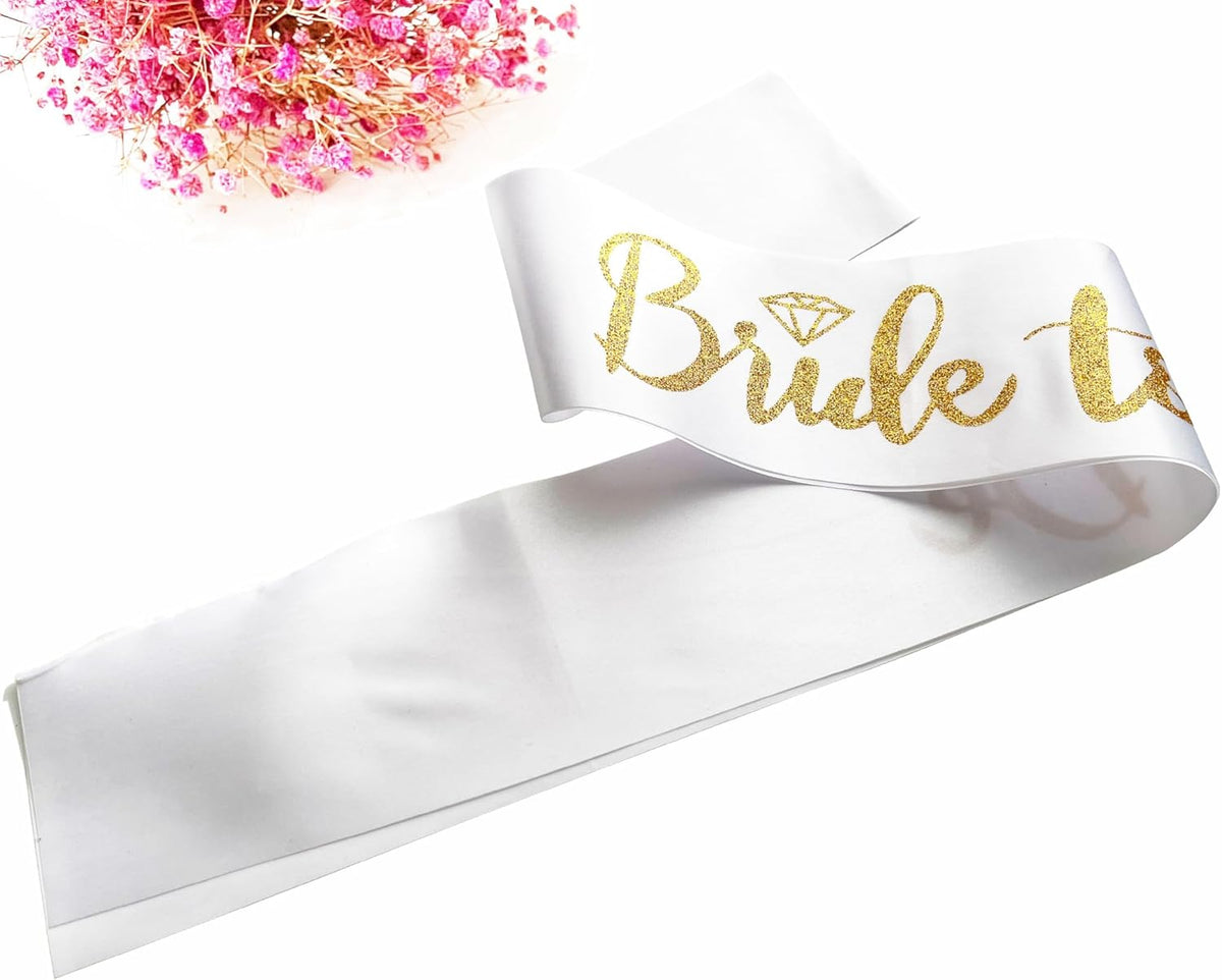 Bride to Be Sash, Bachelorette Party Sash for Bridal Shower Wedding Party Favors Accessories