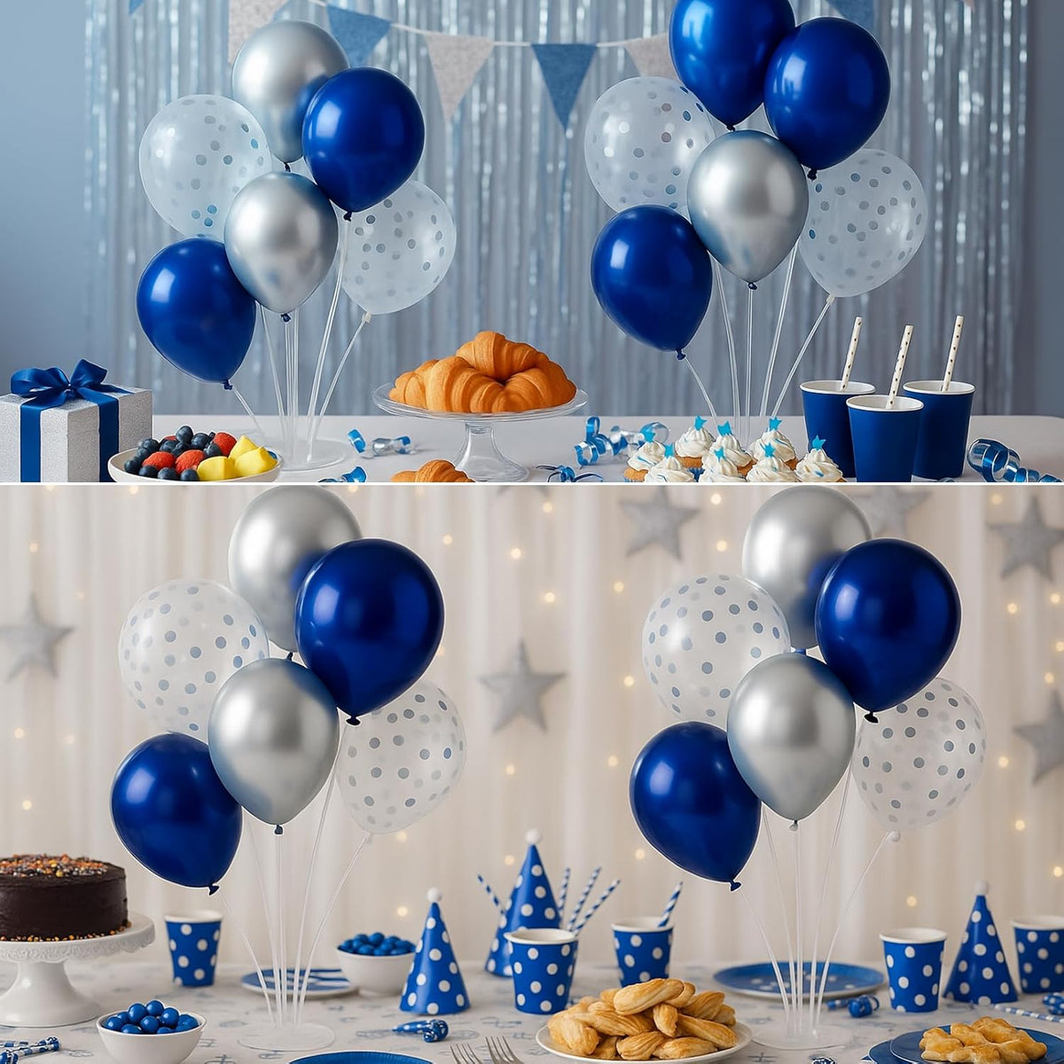 6pcs Balloon Stands Kit Table Centerpiece Table Decorations for Anniversary Birthday Wedding