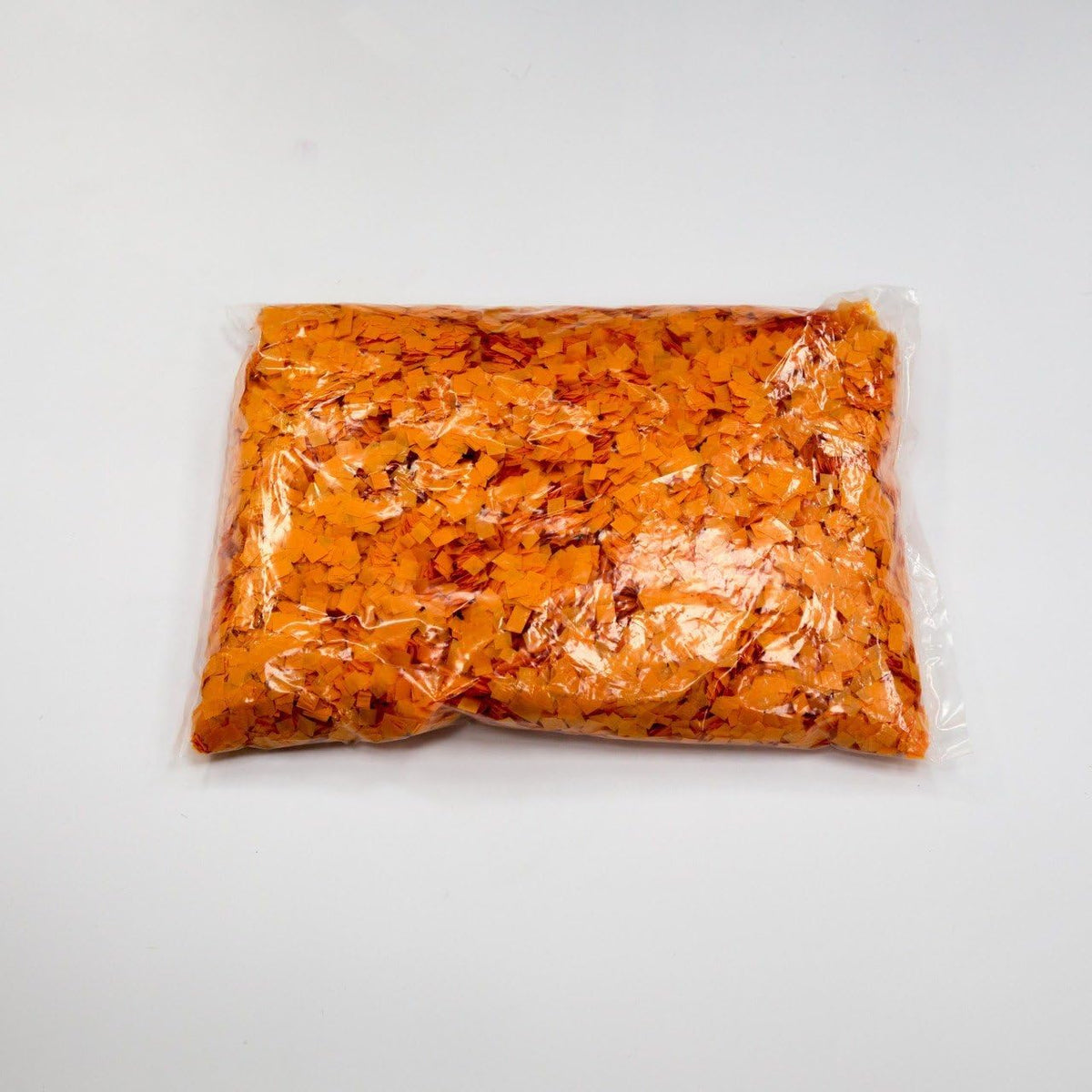Biodegradable Tissue Confetti Squares, Orange Color – Ultimate Confetti Fluttering Tissue Paper