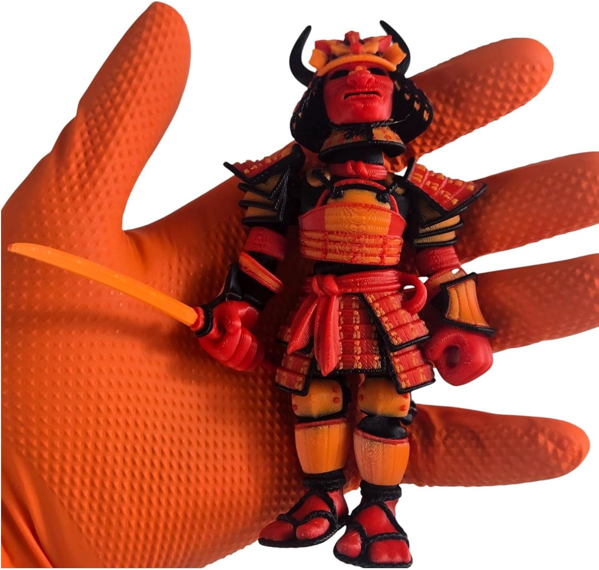 Articulated Samurai Figurine – Stunning 3D Printed Collectible – Iconic Warrior Design for Teens