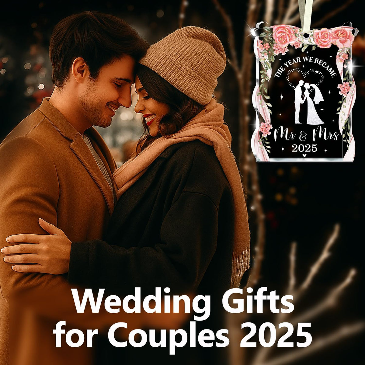 NewEleven Wedding Gifts - Mr and Mrs, Bridal Shower Decorations - Wedding Gifts for Couples 2025