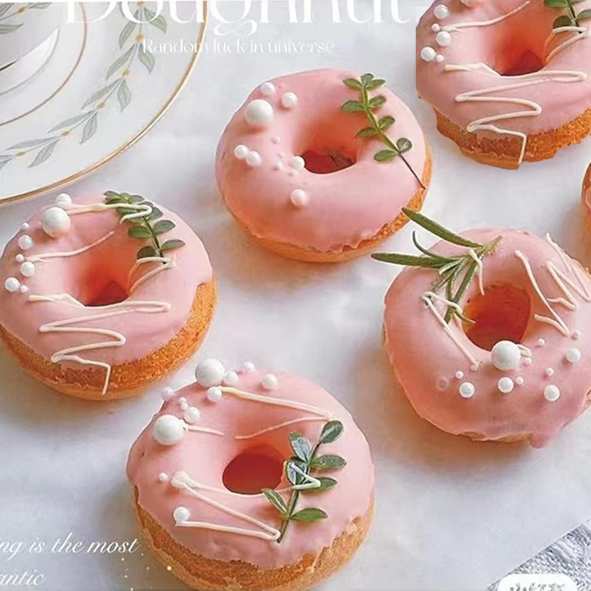 Sentovac 7mm White Pearl Sprinkles Edible Cake Decorating Sugar Candy Cookie Cake Cupcake Topper
