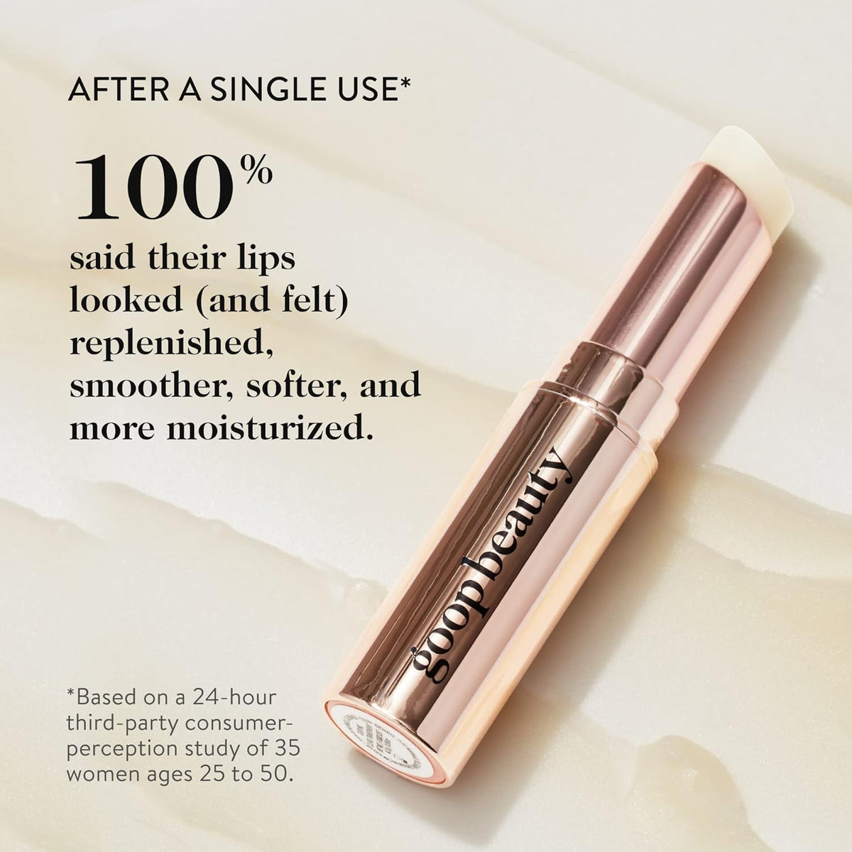 goop Beauty Clean Lip Balm | Dry Lips Treatment | Coconut Oil, Pomegranate Extract, & Shea Butter |