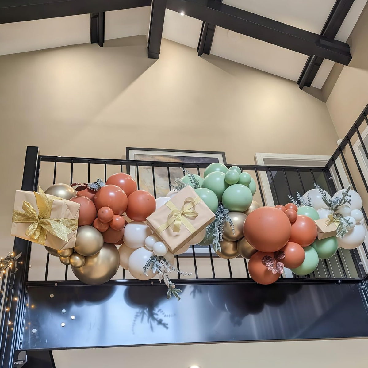 Fall Balloons Set, 12 Inch Thanksgiving Balloons, Retro Burnt Terracotta Rust Orange Dusty Sage
