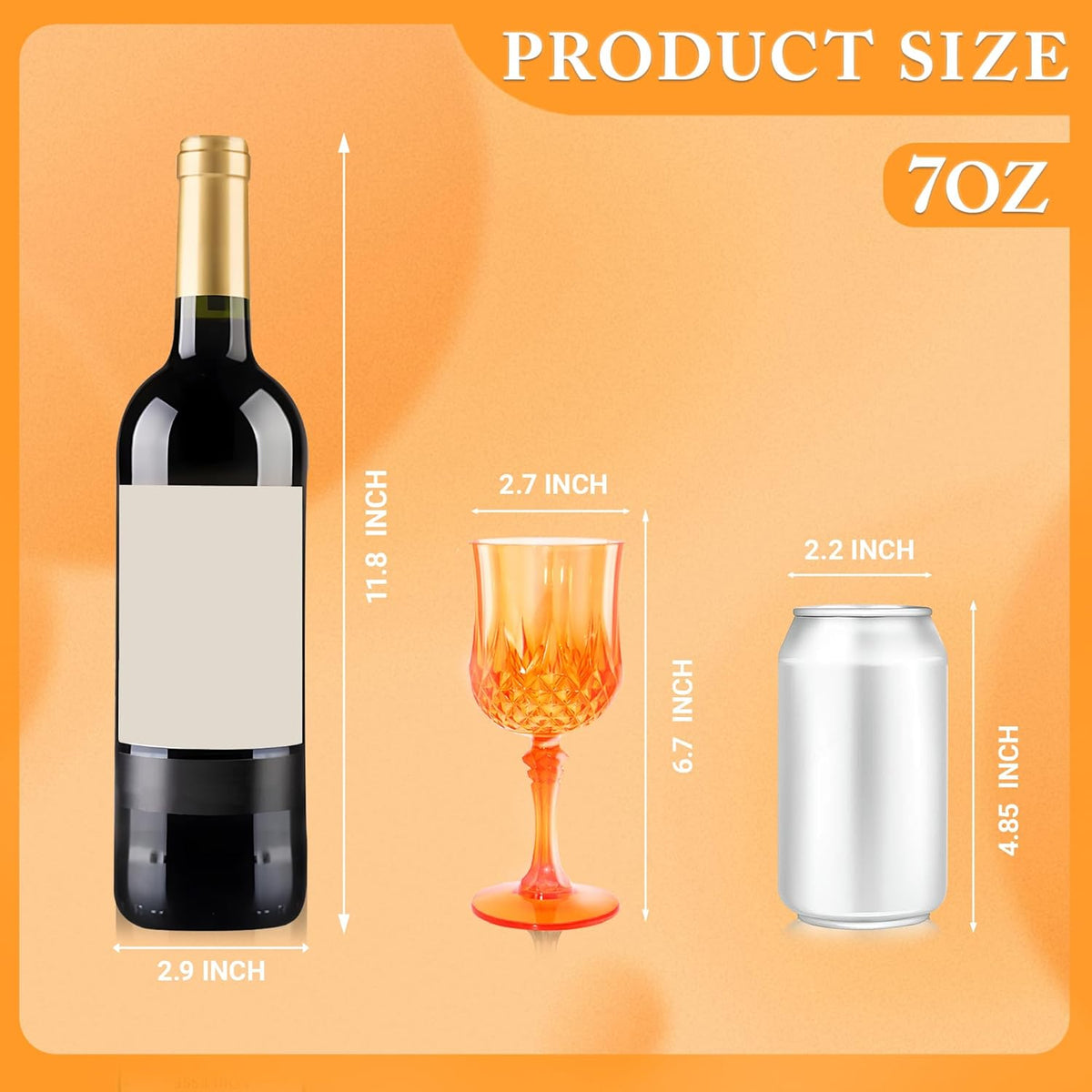 Plastic Wine Glasses,Plastic Goblets Vintage Style Cordial Drinking Glasses for Wedding Reception
