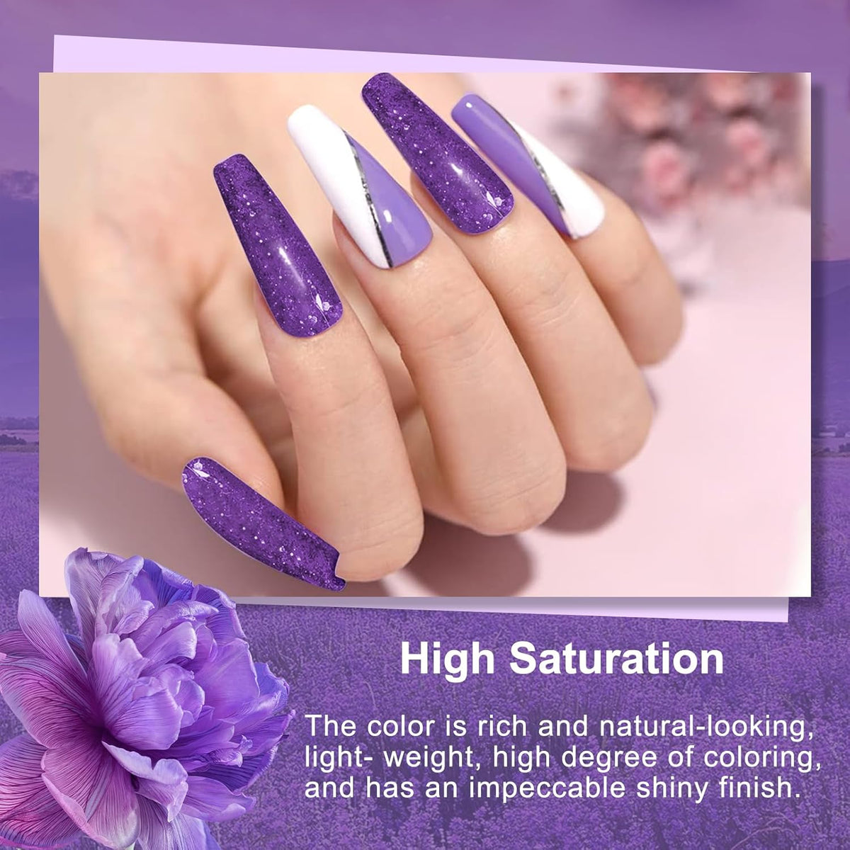 Dip Powder Nail Kit for 4 Colors System Starter Kit Acrylic Dipping System,4 PCS Dipping Powder,4
