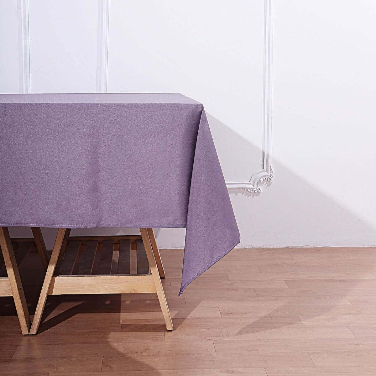 Efavormart 70" Square Linens Violet Amethyst Wholesale Linens Polyester Square Linen Tablecloth for