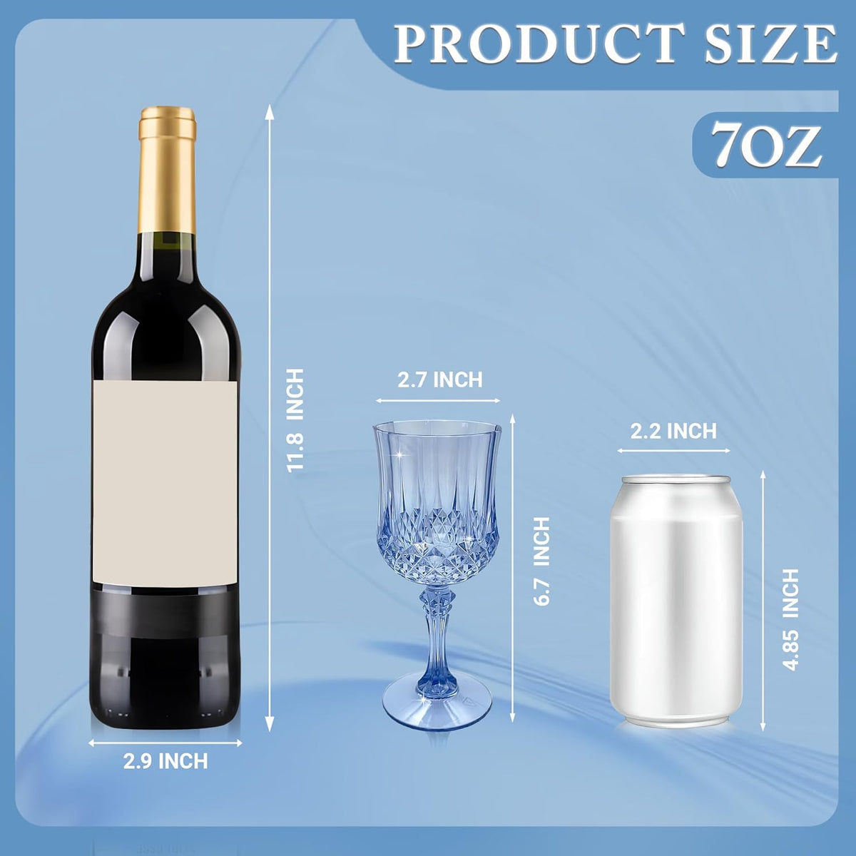 Plastic Wine Glasses,Plastic Goblets Vintage Style Cordial Drinking Glasses for Wedding Reception