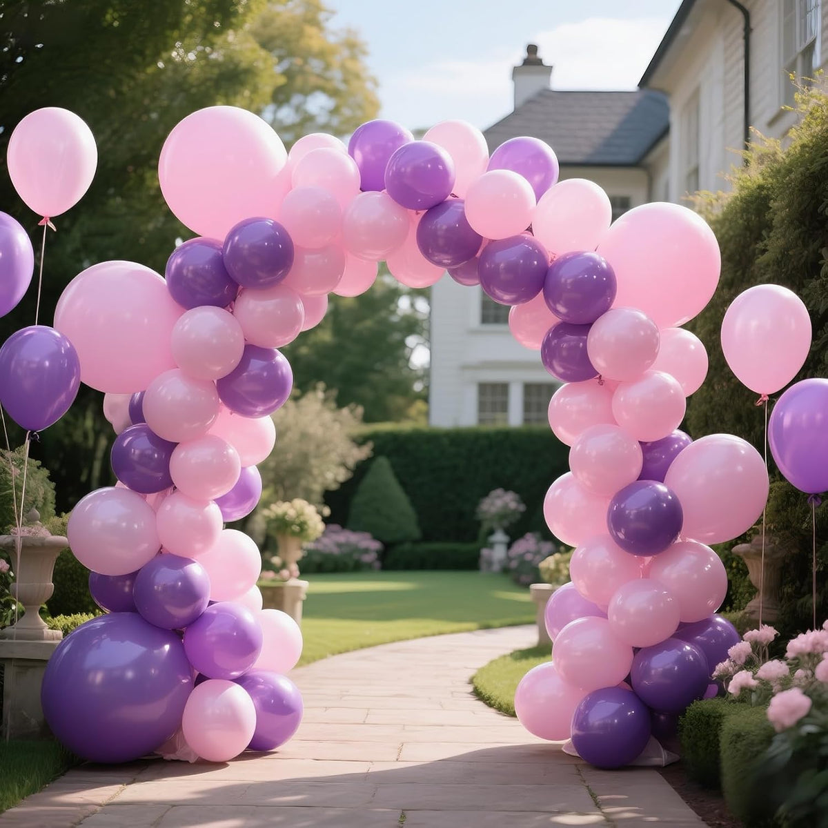 KAWKALSH Light Pink Balloon Arch Kit 111Pcs 18 12 5 Inch Latex Party Balloons Garland for Birthday