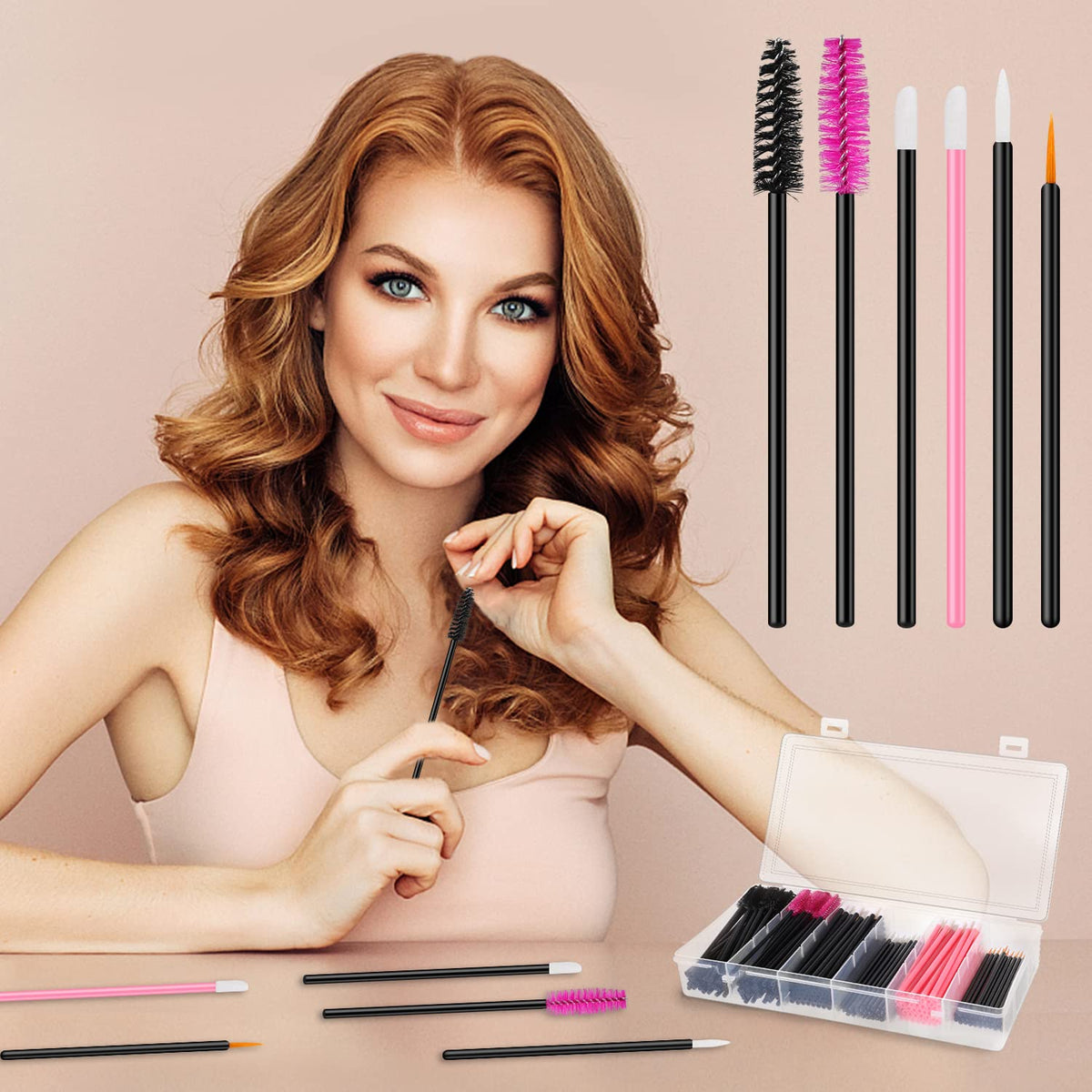 270 PCS Disposable Makeup Applicators Tools Kit, Makeup Artist Must Haves 70 Disposable Eyeliner