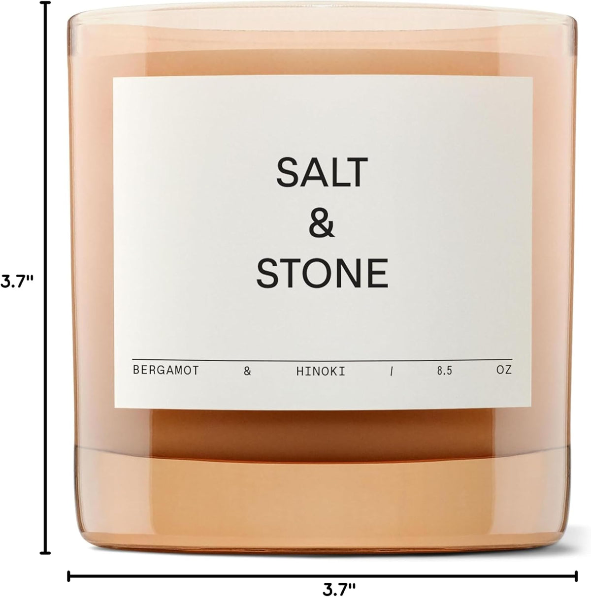 SALT & STONE Scented Candle for Women & Men | Hand-Poured, Aromatic & Fragrant | Coconut & Soy