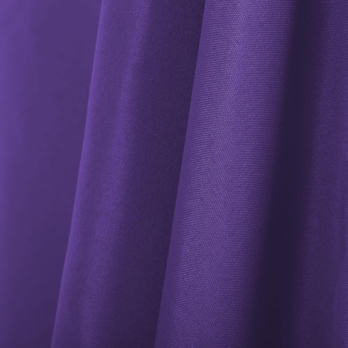 Ascoza 2pack 90x132 Inch Purple Rectangular Tablecloth 8 Feet Table Cloth in Polyester Fabric for