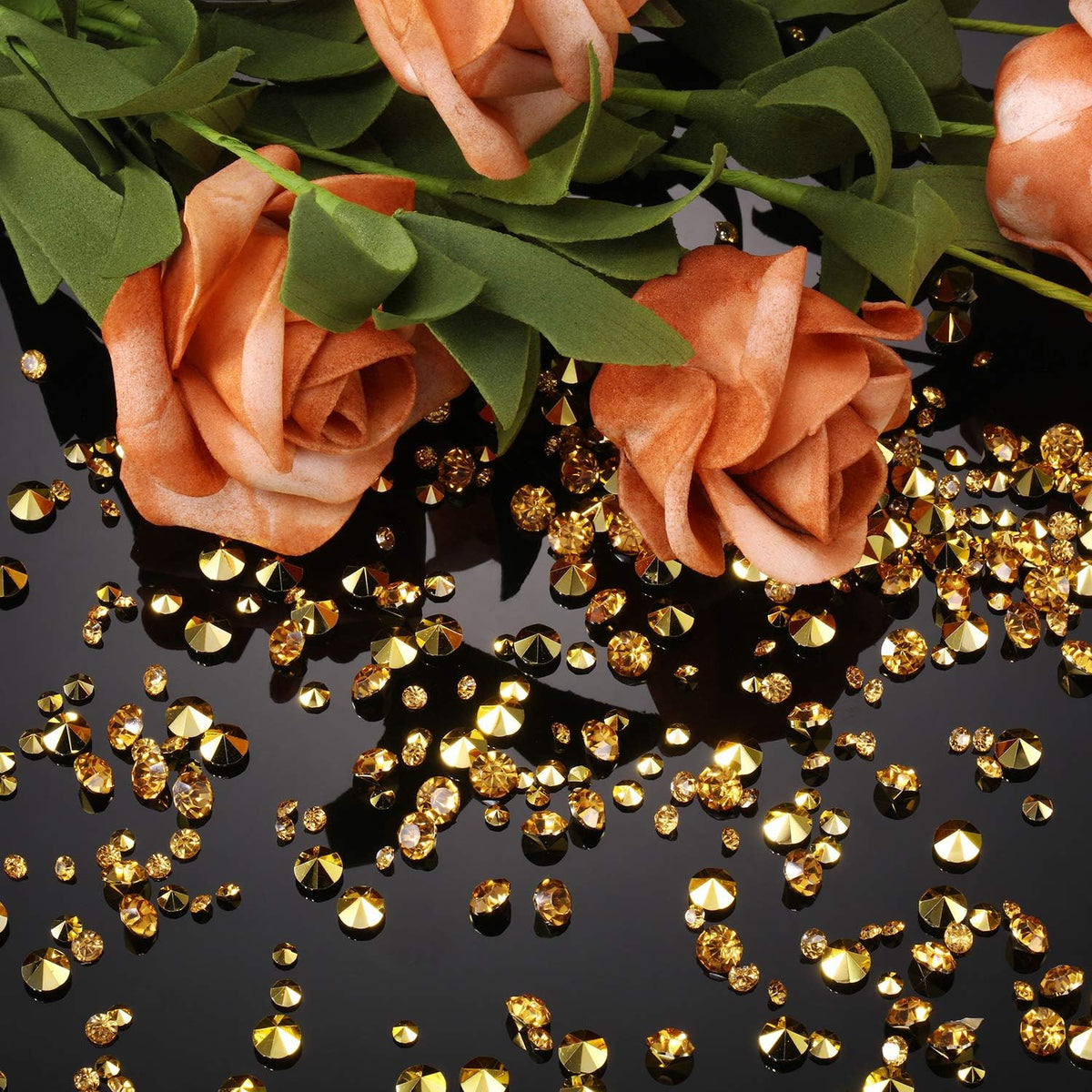 10000 Clear Wedding Table Scatter Confetti Crystals Acrylic Diamonds Rhinestones for Table