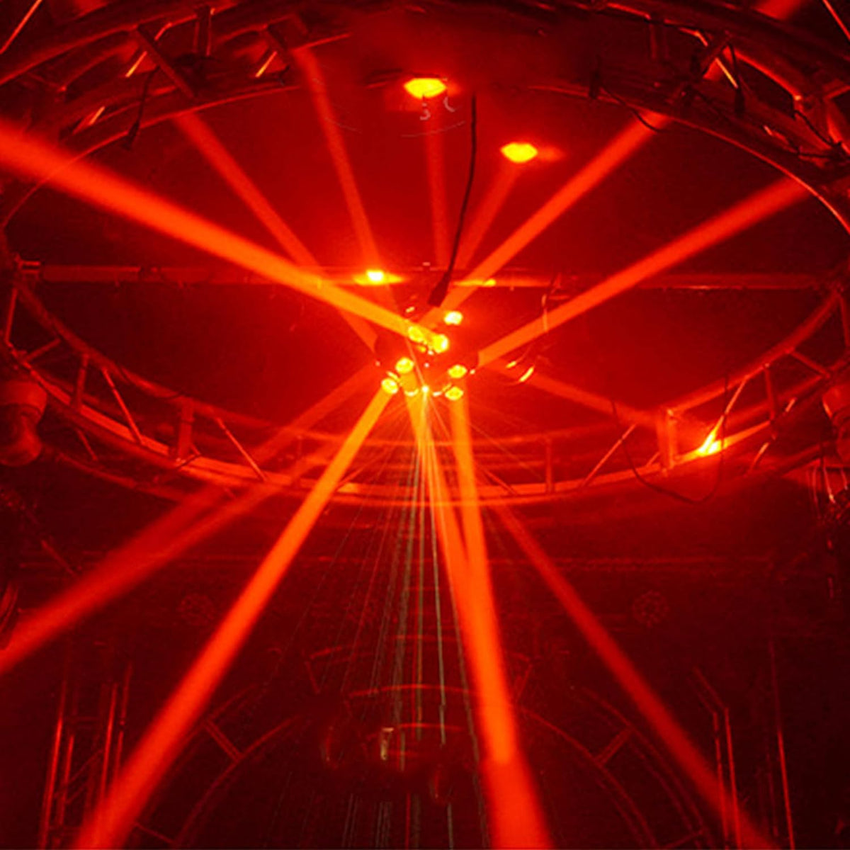 Moving Head DJ Light 16LEDs Rotating Beam Lights Stage Light DJ Lighting Led Pinspot Lights