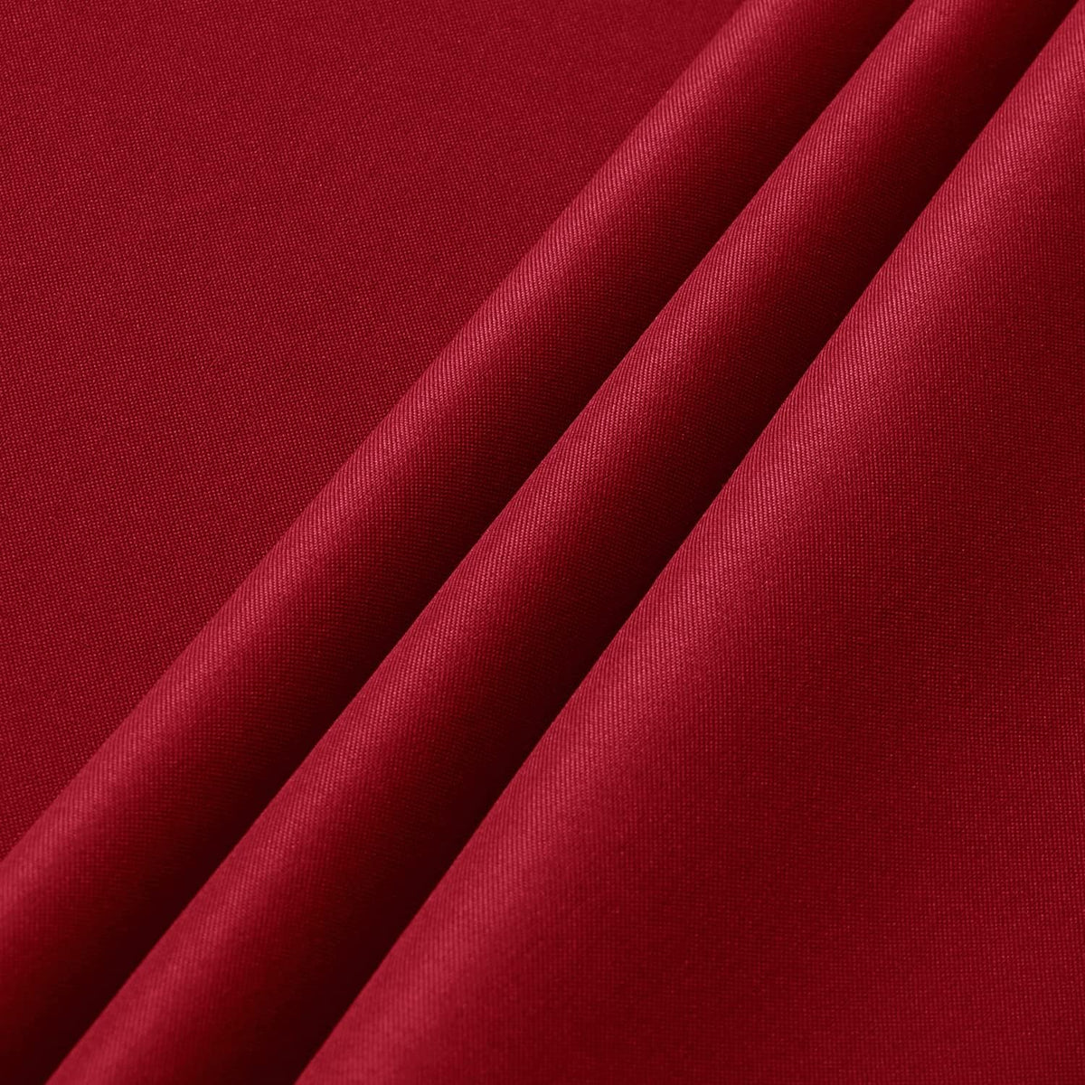 sancua 2 Pack Red Tablecloth 60 x 102 Inch, Rectangle 6 Feet Table Cloth - Stain and Wrinkle