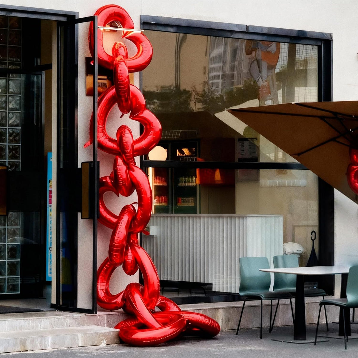 Red Heart Balloons,3Pcs 40Inch Large Hollow Out Heart foil Balloon for Valentine's Day Birthday