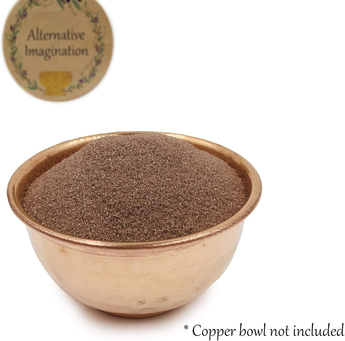 Brown Fine Colored Sand for Ritual Use, Zen Gardens, Incense Burners, Smudging Bowls, Unity