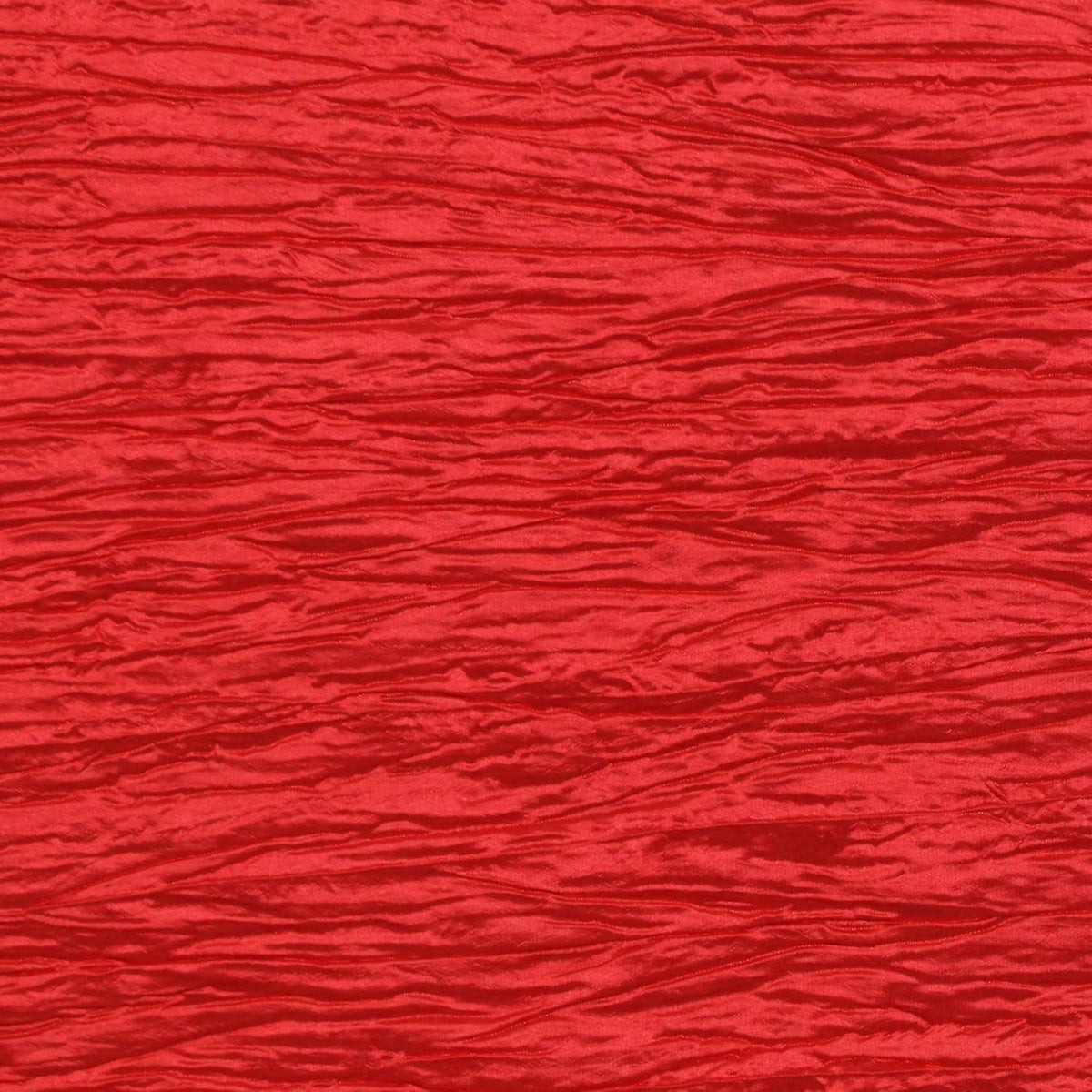 YOUR CHAIR COVERS - 90 x 132 inch Rectangular Crinkle Taffeta Tablecloth - Red, Rectangle Table