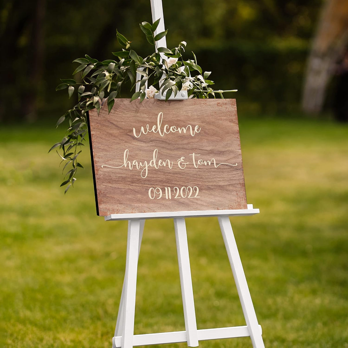Personalized Signs for Home, Custom Sign with Any Text, 3 Sizes - 12 Background Options & 8 Fonts