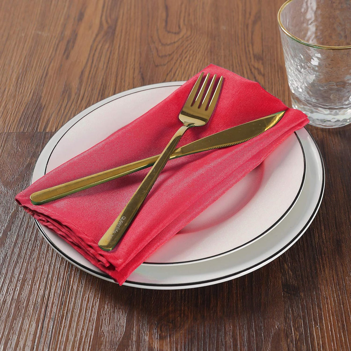 Cloth Napkins 17x17 inch Washable Polyester Dinner Napkins Soft Table Napkins for Wedding Party