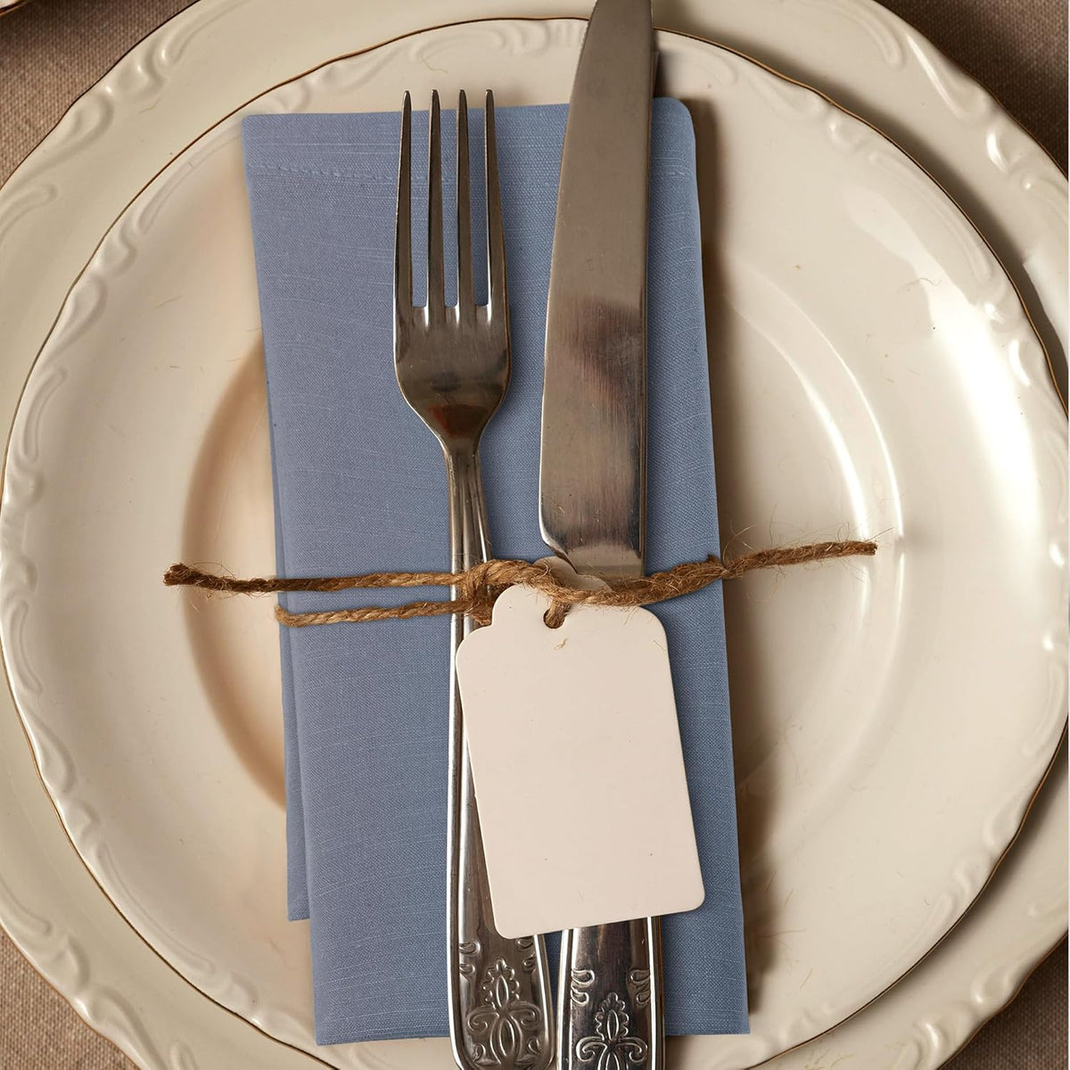 Urban Villa Dinner Napkins Solid Grey Color Cloth Napkins (Set of 12) Oversized 20x20 Inches 100%