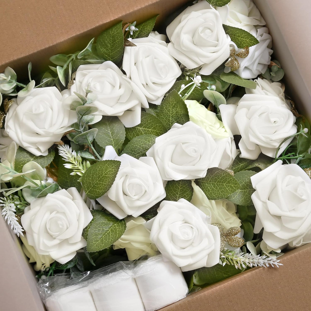 Wedding Aisle Decorations for Wedding Ceremony Set of 10 Pew Flowers for Church Chair Decorations