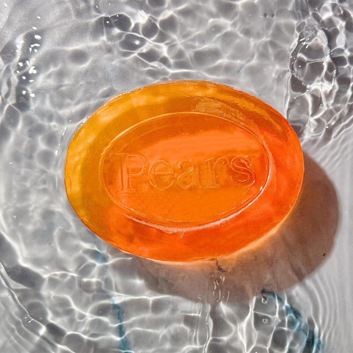 Pears Glycerin Soap, Transparent Amber Value Pack – Pure & Gentle Cleanser with Natural Oils, 3