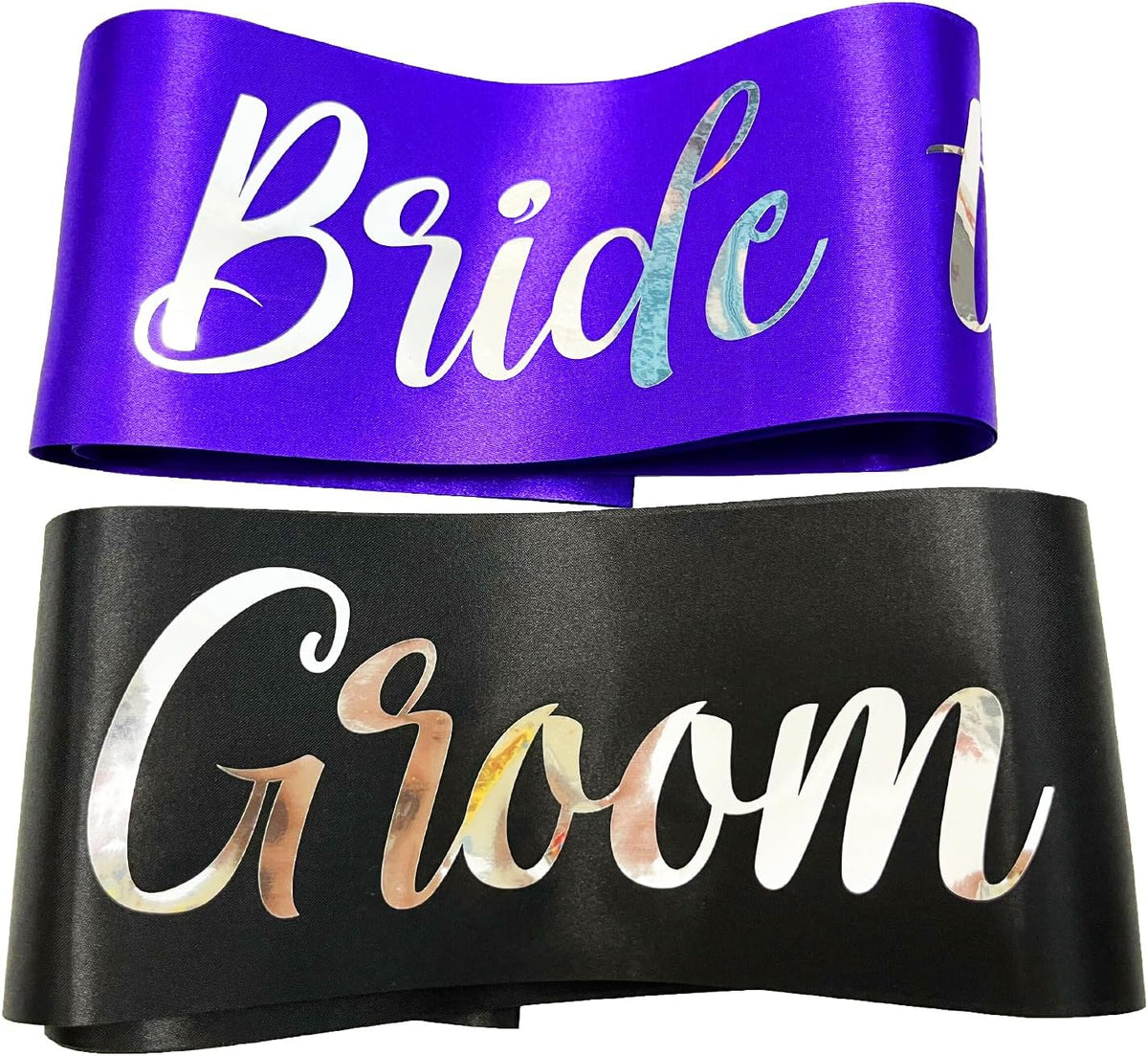 Bride to Be Sash and Groom to Be Sash, Bachelorette Party Supplies Engagement Party Favors, Bridal